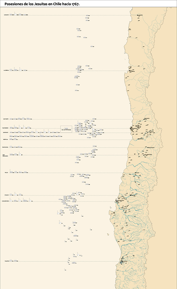 El territorio Jesuita en Chile